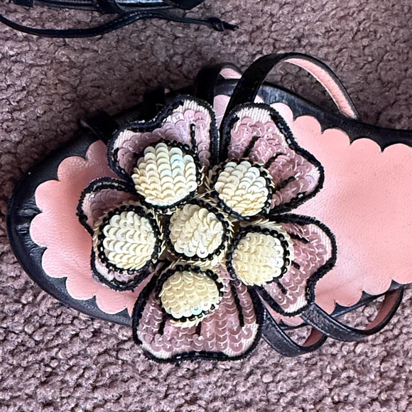 Moschino Black and Yellow Floral Heels - Picture 4 of 6